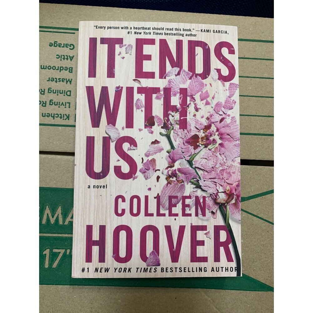 It Ends With Us by Colleen Hoover Paperback Book N6